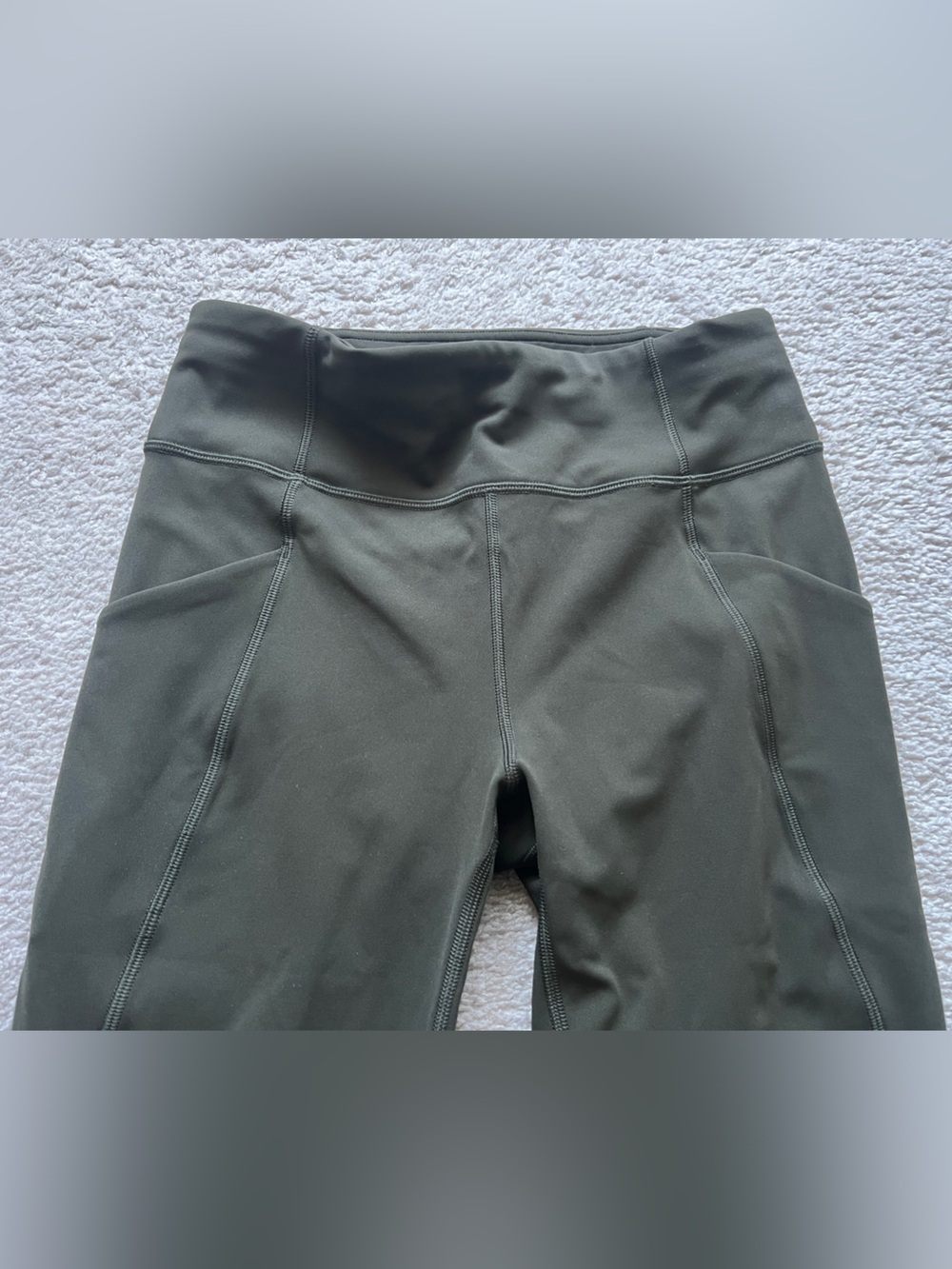 lululemon athletica olive green leggings